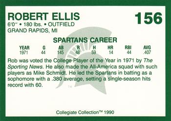 1990 Collegiate Collection Michigan State Spartans #156 Robert Ellis Back