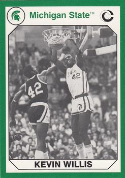 1990 Collegiate Collection Michigan State Spartans #163 Kevin Willis Front