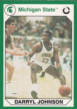 1990 Collegiate Collection Michigan State Spartans #168 Darryl Johnson Front
