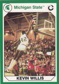1990 Collegiate Collection Michigan State #179 Kevin Willis Front