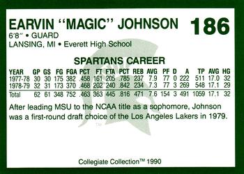 1990 Collegiate Collection Michigan State Spartans #186 Earvin 