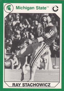 1990 Collegiate Collection Michigan State Spartans #1 Ray Stachowicz Front