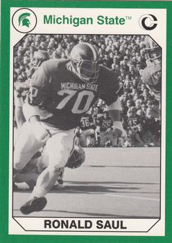 1990 Collegiate Collection Michigan State Spartans #21 Ronald Saul Front