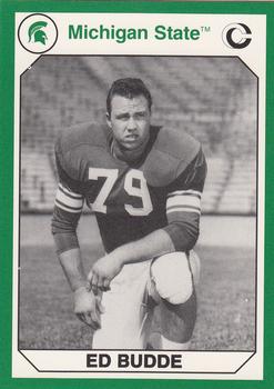 1990 Collegiate Collection Michigan State #22 Ed Budde Front