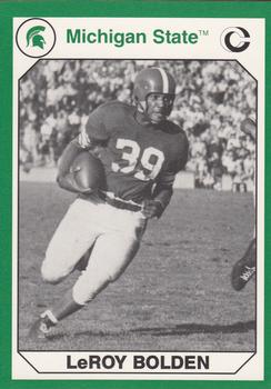 1990 Collegiate Collection Michigan State Spartans #30 Leroy Bolden Front