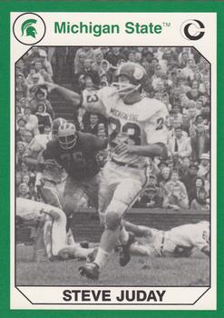 1990 Collegiate Collection Michigan State Spartans #36 Steve Juday Front
