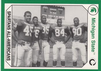 1990 Collegiate Collection Michigan State Spartans #38 Spartans All-Americans Front