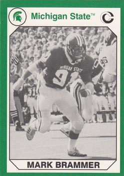 1990 Collegiate Collection Michigan State Spartans #40 Mark Brammer Front