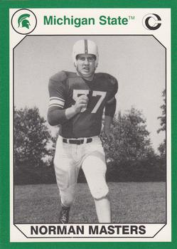 1990 Collegiate Collection Michigan State Spartans #45 Norman Masters Front