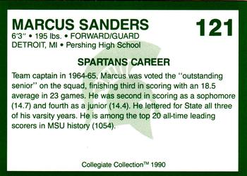 1990 Collegiate Collection Michigan State Spartans #121 Marcus Sanders Back