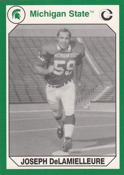 1990 Collegiate Collection Michigan State Spartans #63 Joe DeLamielleure Front