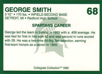 1990 Collegiate Collection Michigan State Spartans #68 George Smith Back