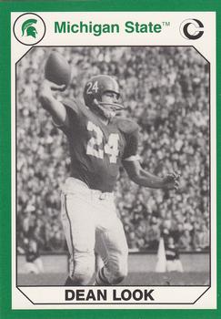 1990 Collegiate Collection Michigan State Spartans #78 Dean Look Front