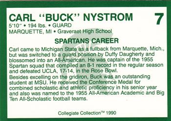 1990 Collegiate Collection Michigan State Spartans #7 Carl 