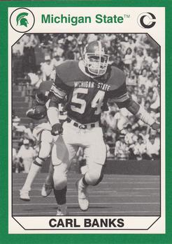 1990 Collegiate Collection Michigan State Spartans #83 Carl Banks Front