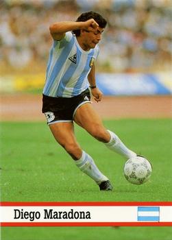 1993 Fax Pax World of Sport #21 Diego Maradona Front