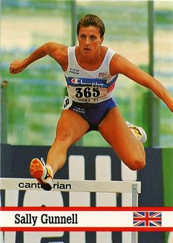 1993 Fax Pax World of Sport #30 Sally Gunnell Front