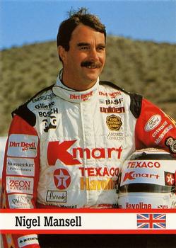 1993 Fax Pax World of Sport #35 Nigel Mansell Front