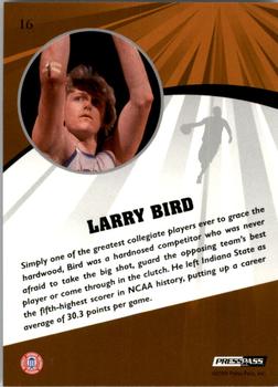 2009 Press Pass Fusion #16 Larry Bird Back