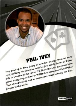 2009 Press Pass Fusion #81 Phil Ivey Back