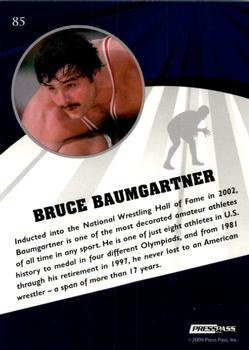 2009 Press Pass Fusion #85 Bruce Baumgartner Back