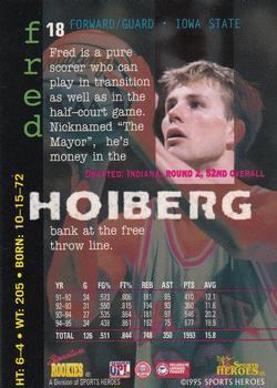 1995 Signature Rookies Fame and Fortune #18 Fred Hoiberg Back