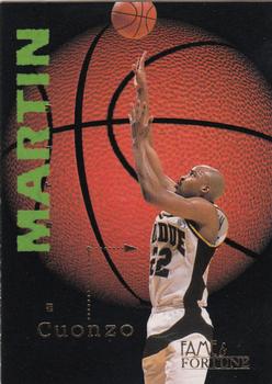 1995 Signature Rookies Fame and Fortune #21 Cuonzo Martin Front