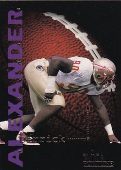 1995 Signature Rookies Fame and Fortune #49 Derrick Alexander Front