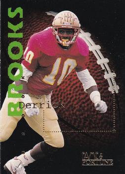 1995 Signature Rookies Fame and Fortune #54 Derrick Brooks Front