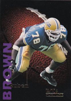 1995 Signature Rookies Fame and Fortune #55 Ruben Brown Front