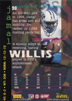 1995 Signature Rookies Fame and Fortune #98 Jamal Willis Back