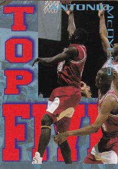 1995 Signature Rookies Fame and Fortune - Top Five #T2 Antonio McDyess Front