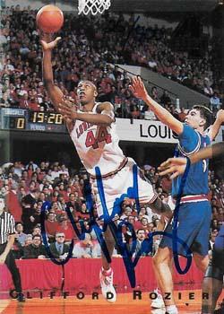 1994 Classic Four Sport - Autographs #NNO Clifford Rozier Front