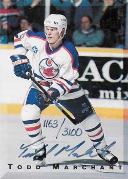 1994 Classic Four Sport - Autographs #NNO Todd Marchant Front