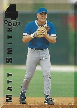1994 Classic Four Sport - Gold #177 Matt Smith Front