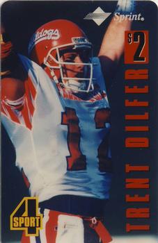 1994 Classic Four Sport - Phone Cards $2 #NNO Trent Dilfer Front