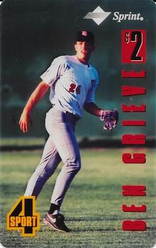 1994 Classic Four Sport - Phone Cards $2 #NNO Ben Grieve Front