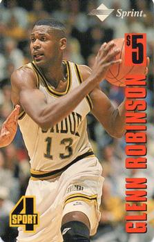 1994 Classic Four Sport - Phone Cards $5 #NNO Glenn Robinson Front