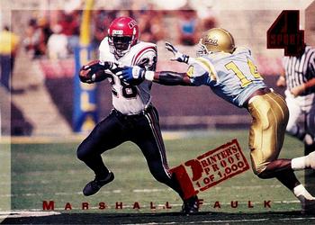 1994 Classic Four Sport - Printer's Proofs #52 Marshall Faulk Front