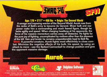 1994 Classic Four Sport - Shaq Fu #SF11 Aurok Back