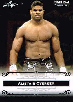 2012 Leaf National Convention #AO1 Alistair Overeem Front