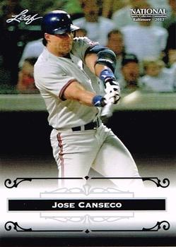 2012 Leaf National Convention #JC2 Jose Canseco Front