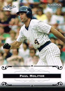 2012 Leaf National Convention #PM1 Paul Molitor Front