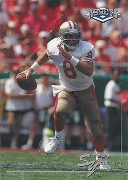 1994-95 Classic Assets - Die Cuts #DC8 Steve Young Front
