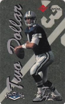 1994-95 Classic Assets - Phone Cards $2 #NNO Troy Aikman Front