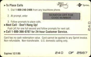 1994-95 Classic Assets - Phone Cards $2 #NNO Drew Bledsoe Back