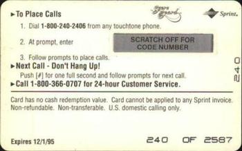 1994-95 Classic Assets - Phone Cards $2 #NNO Antonio Langham Back