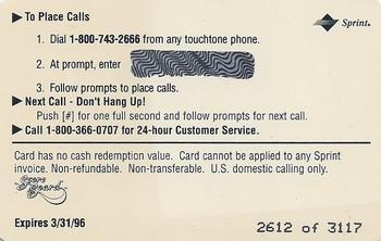 1994-95 Classic Assets - Phone Cards $2 #NNO Eddie Jones Back