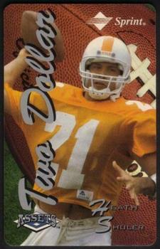 1994-95 Classic Assets - Phone Cards $2 #NNO Heath Shuler Front