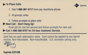 1994-95 Classic Assets - Phone Cards $200 #4 Jason Kidd Back